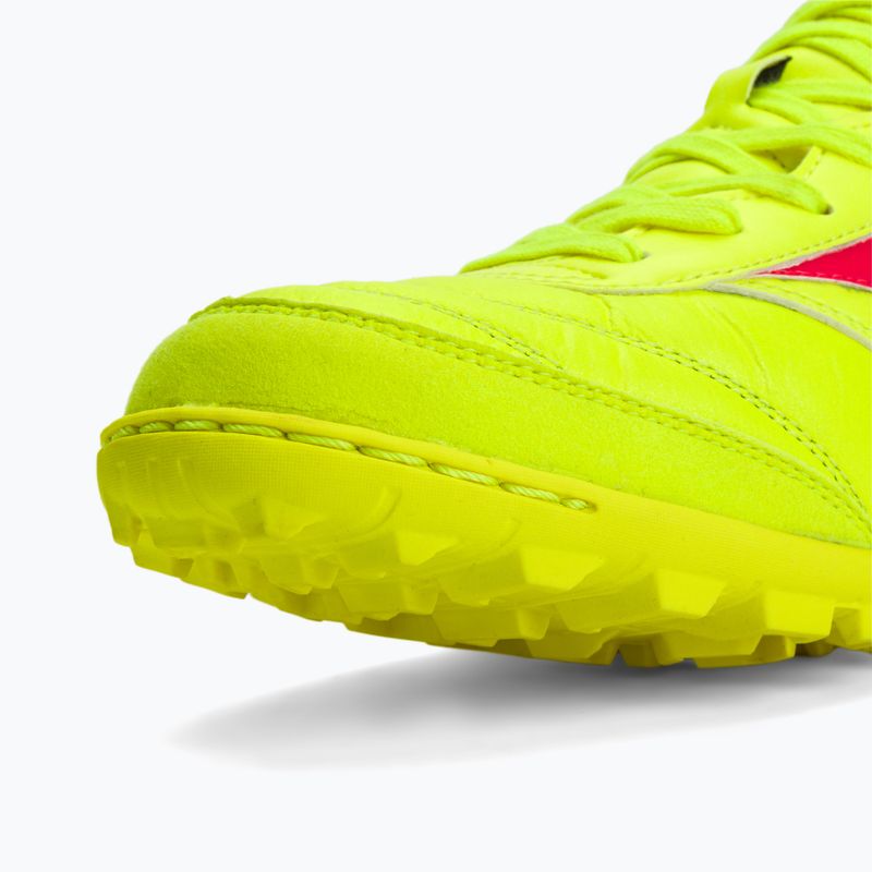 Vyriški futbolo batai Mizuno Morelia Sala Elite TF safety yellow/fiery coral 2/galaxy silver 9