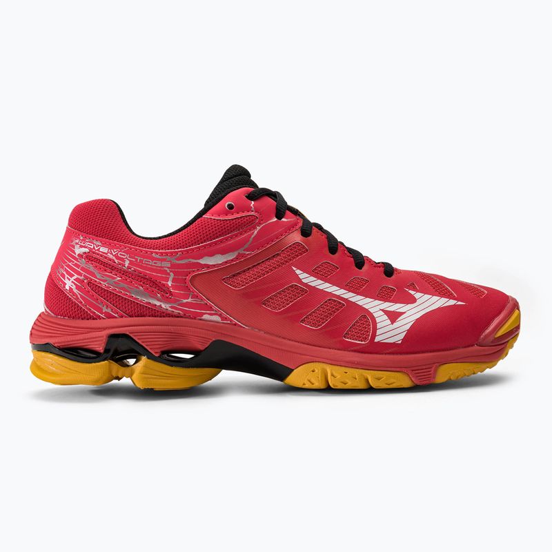 Vyriški tinklinio bateliai Mizuno Wave Voltage radiant red/white/carrot curl 2