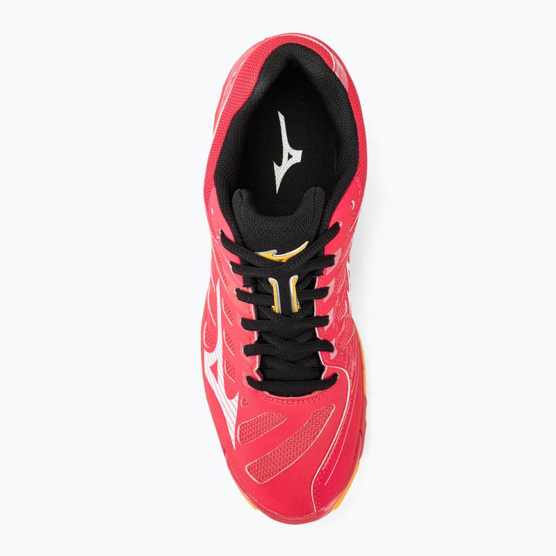 Vyriški tinklinio bateliai Mizuno Wave Voltage radiant red/white/carrot curl 5