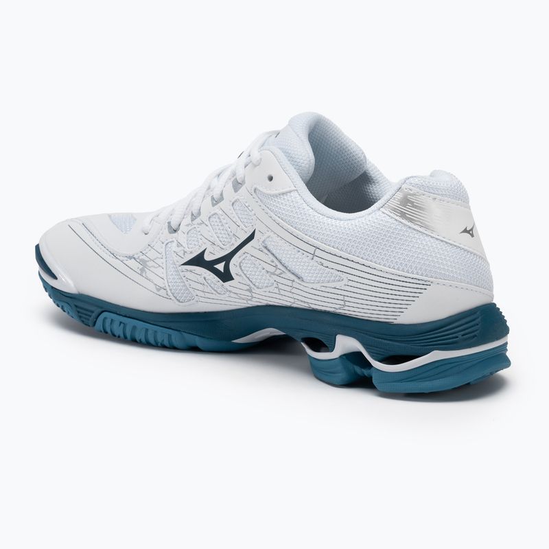 Vyriški tinklinio bateliai Mizuno Wave Voltage white/sailor blue/silver 3