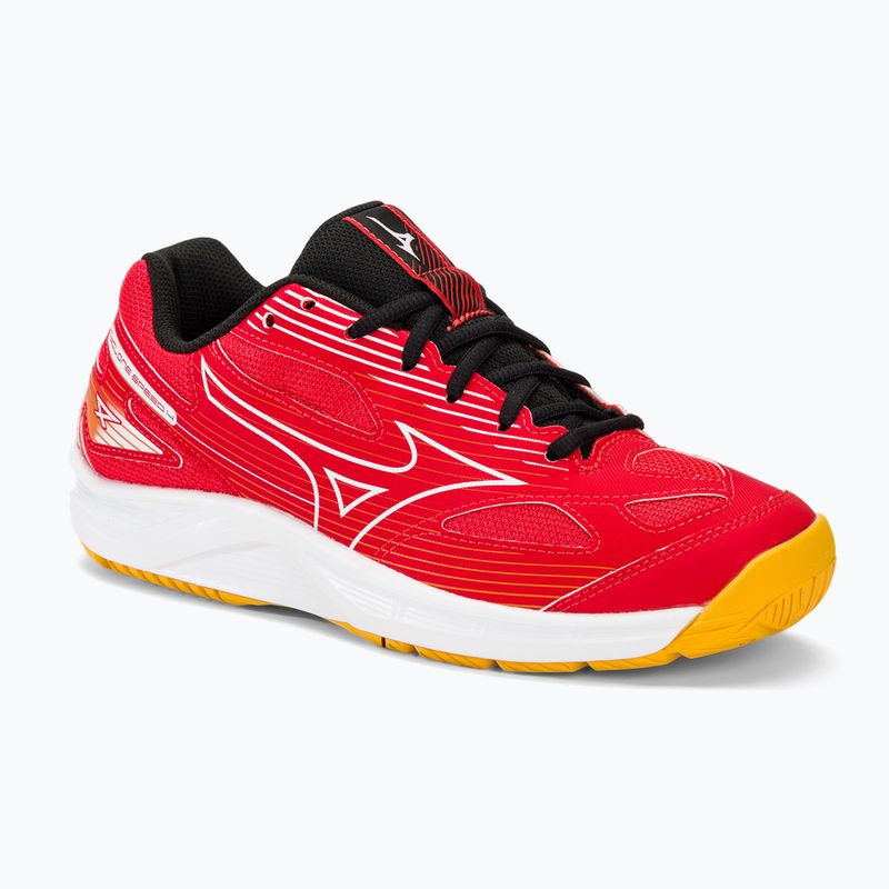 Vyriški tinklinio bateliai Mizuno Cyclone Speed 4 radiant red/white/carrot curl