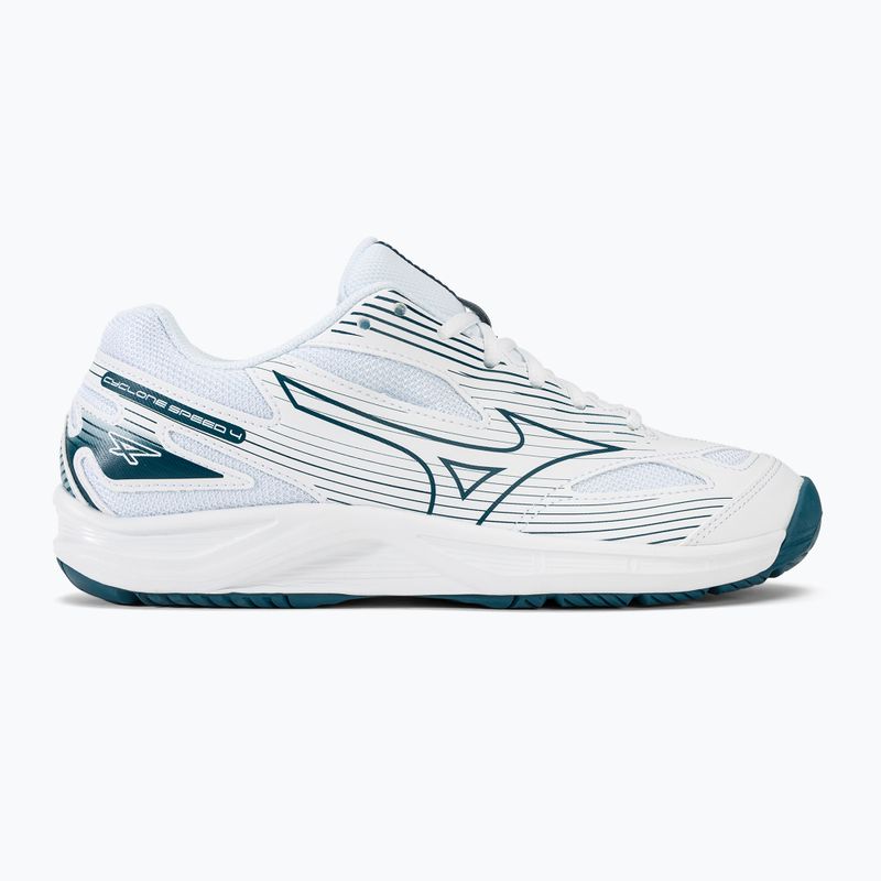 Vyriški tinklinio bateliai Mizuno Cyclone Speed 4 white/sailor blue/silver 2