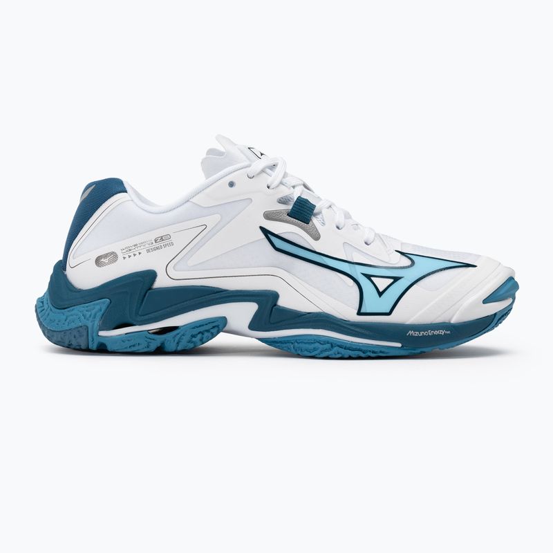 Vyriški tinklinio batai Mizuno Wave Lightning Z8 white/sailor blue/silver 2