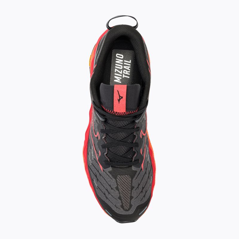 Vyriški bėgimo bateliai Mizuno Wave Mujin 10 black/cayenne/nasturtium 5