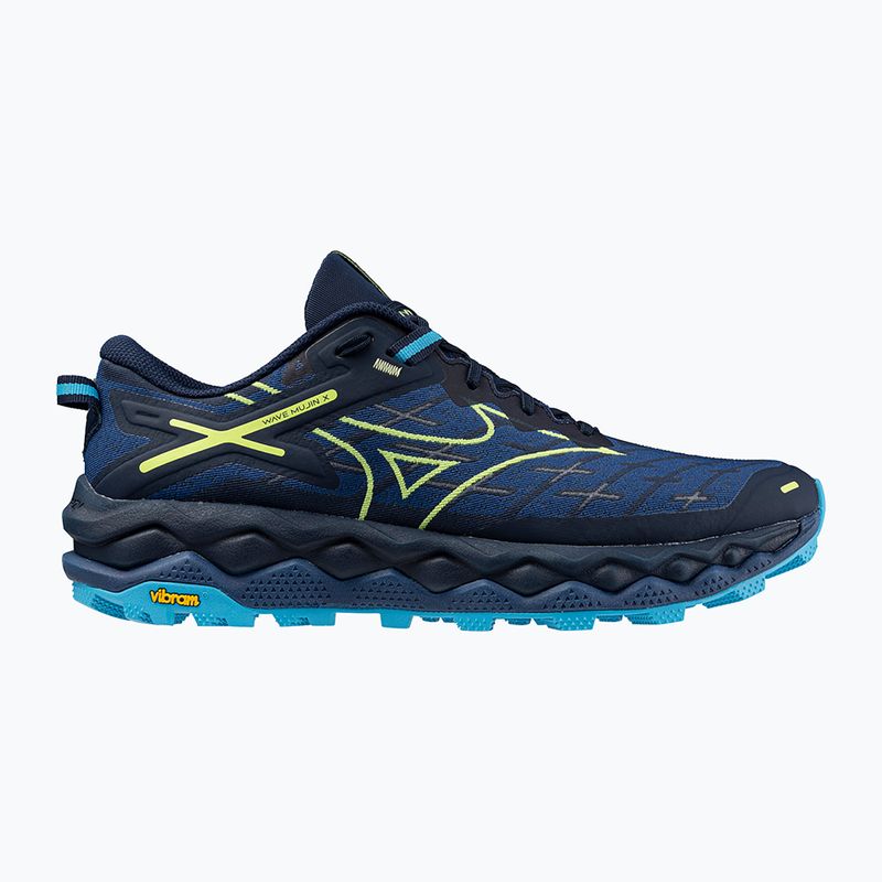 Vyriški bėgimo bateliai Mizuno Wave Mujin 10 dress blues/sharp green/swim cap 8