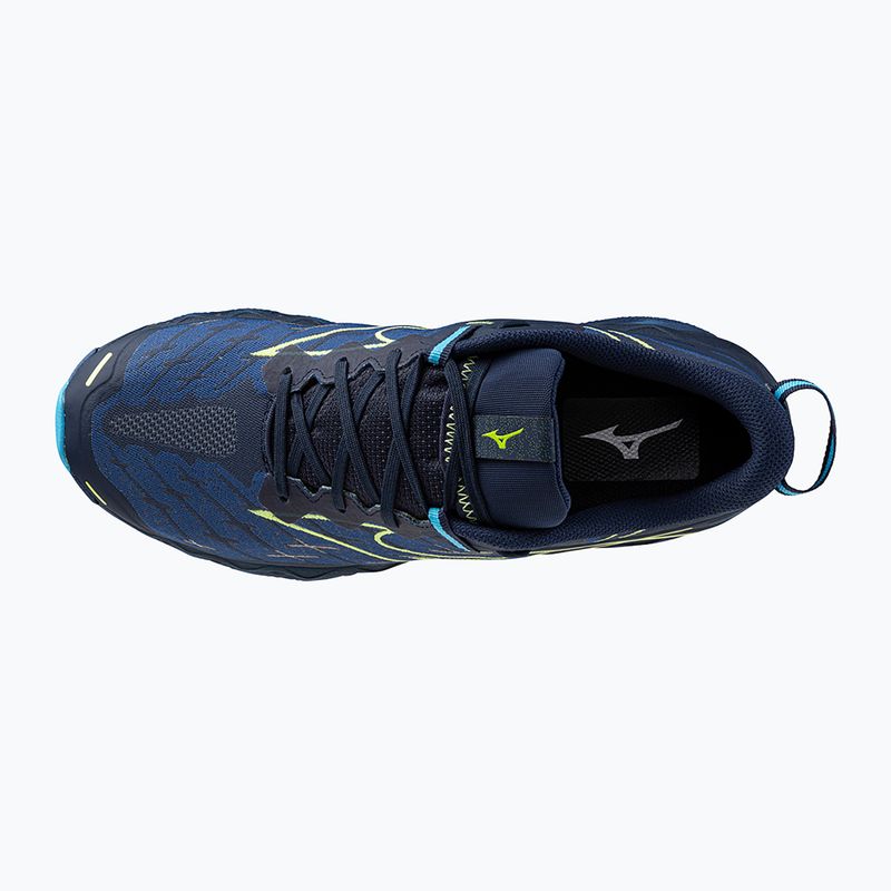 Vyriški bėgimo bateliai Mizuno Wave Mujin 10 dress blues/sharp green/swim cap 11