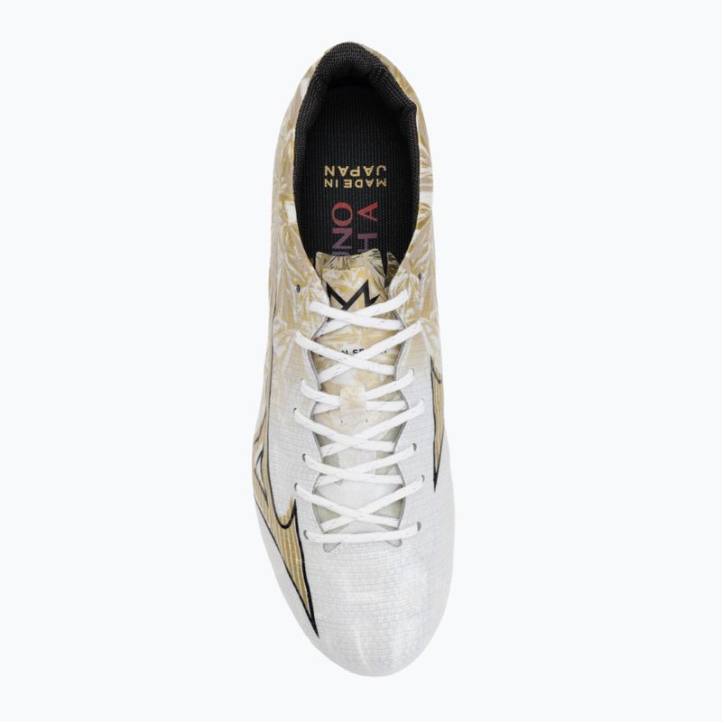 Vyriški futbolo batai Mizuno Alpha Japan AG white/ge gold/black 5
