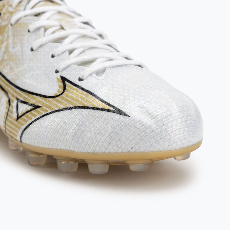 Vyriški futbolo batai Mizuno Alpha Japan AG white/ge gold/black 7