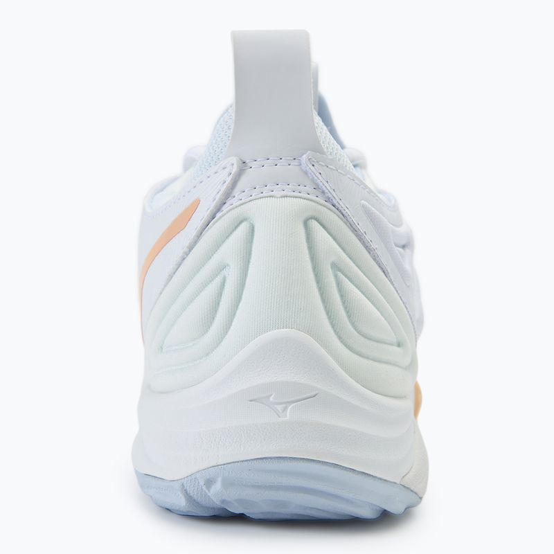 Moteriški tinklinio batai  Mizuno Wave Momentum 3 white/ navy peony/ peach parfait 6