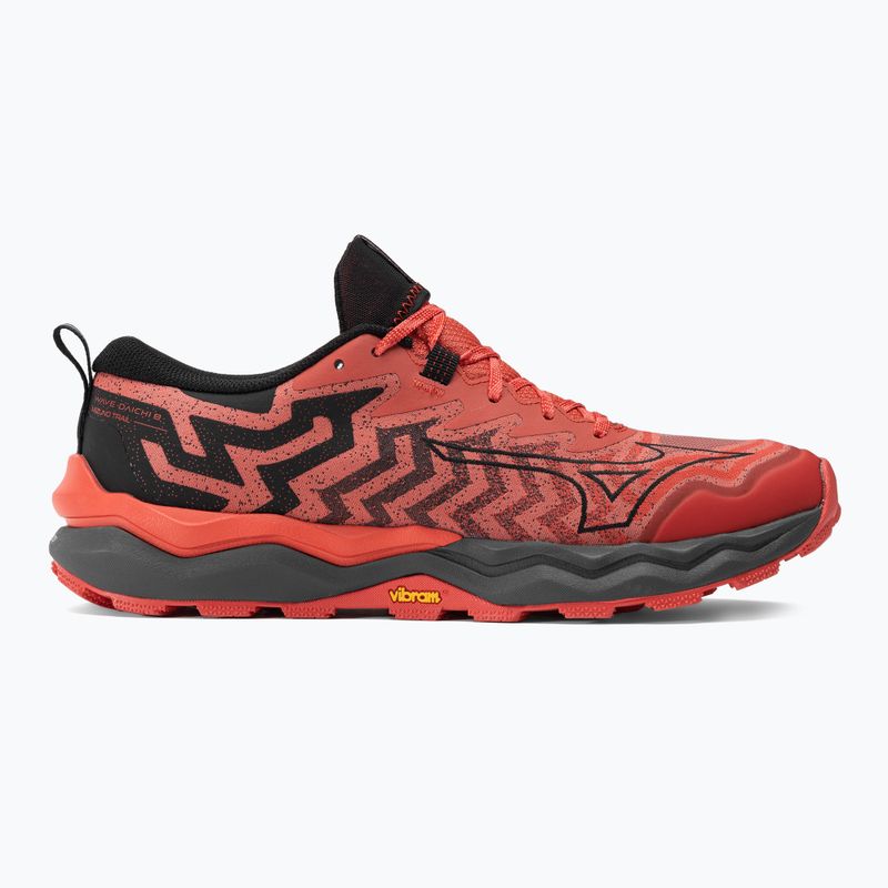 Vyriški bėgimo bateliai Mizuno Wave Daichi 8 cayenne/black/high risk red 2