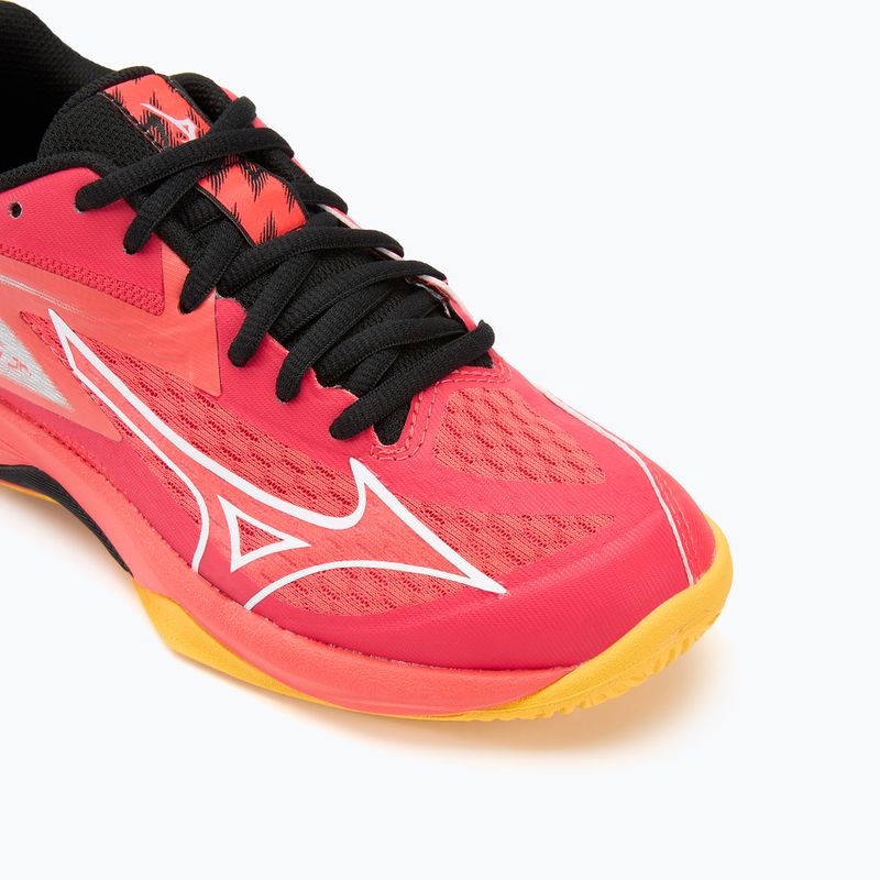 Vaikiški tinklinio batai Mizuno Lightning Star Z7 radiant red/white/carrot curl 7