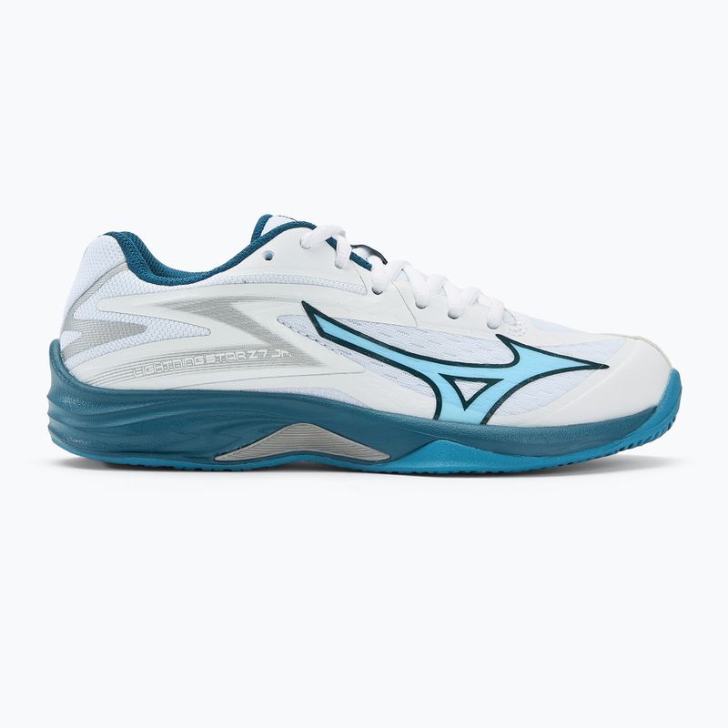 Vaikiški tinklinio batai Mizuno Lightning Star Z7 white/sailor blue/silver 2