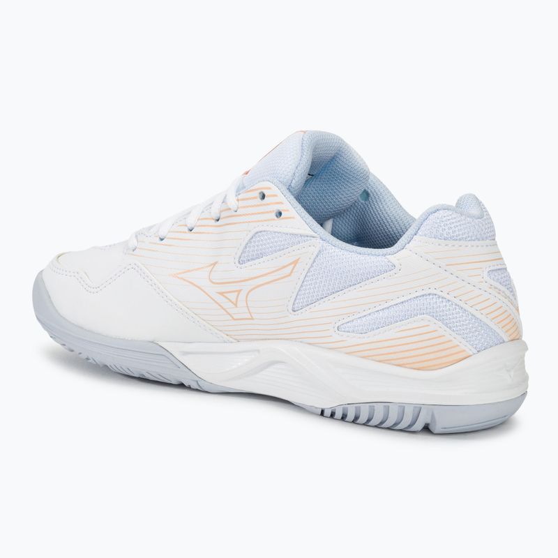 Moterų tinklinio bateliai Mizuno Cyclone Speed 4 white/peach parfait/halogen blue 3