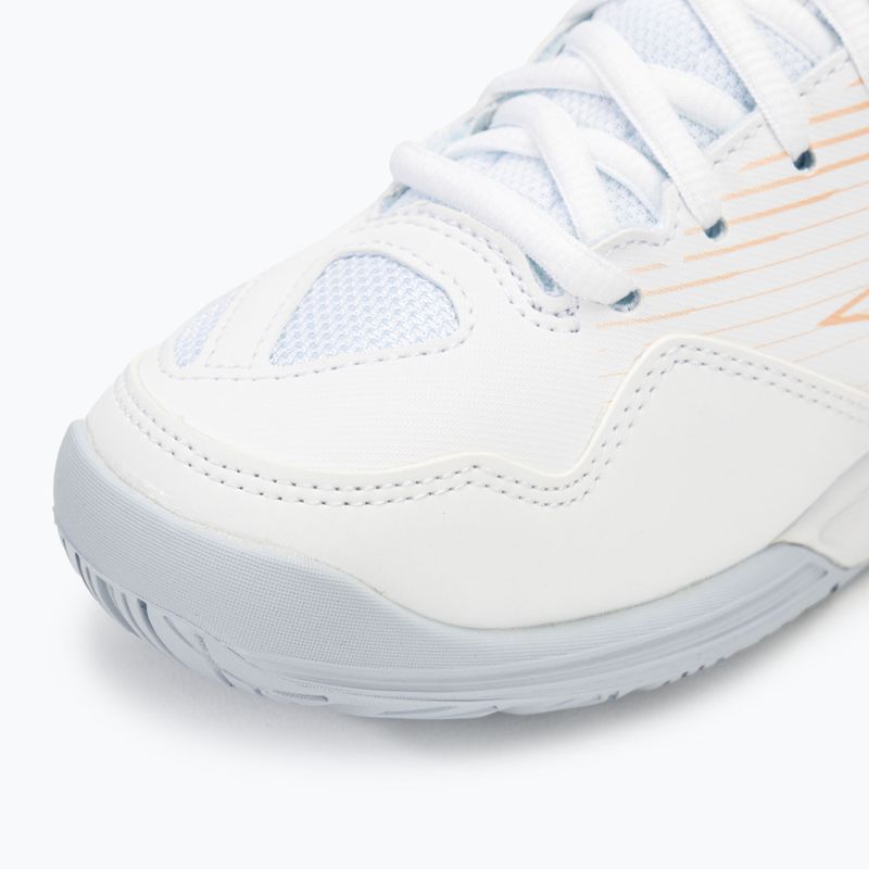 Moterų tinklinio bateliai Mizuno Cyclone Speed 4 white/peach parfait/halogen blue 7