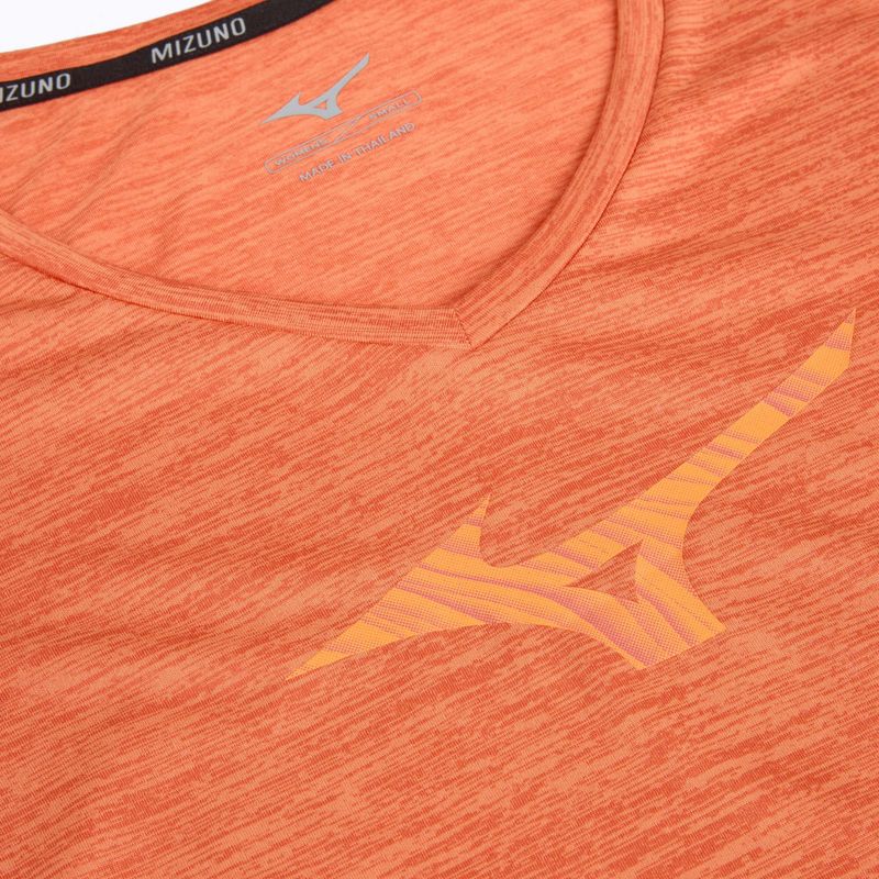 Moteriški bėgimo marškinėliai Mizuno Impulse Core RB Tee nasturtuim 3