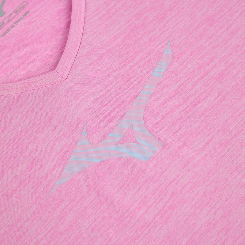 Moteriški bėgimo marškinėliai Mizuno Impulse Core RB Tee lilac chiffon 5