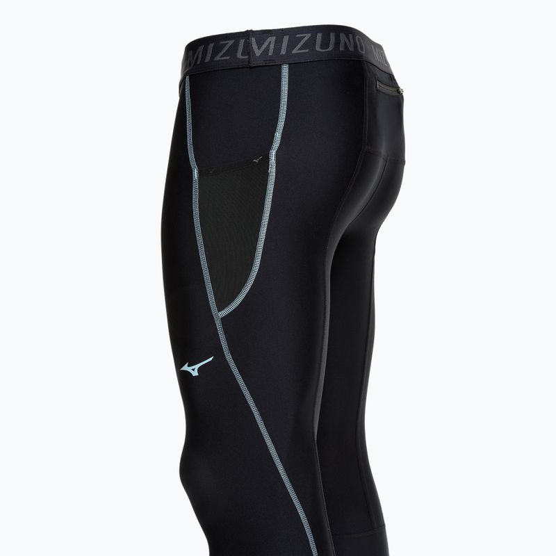 Vyriškos bėgimo tamprės Mizuno BG3000 Long black/ aquifer 3