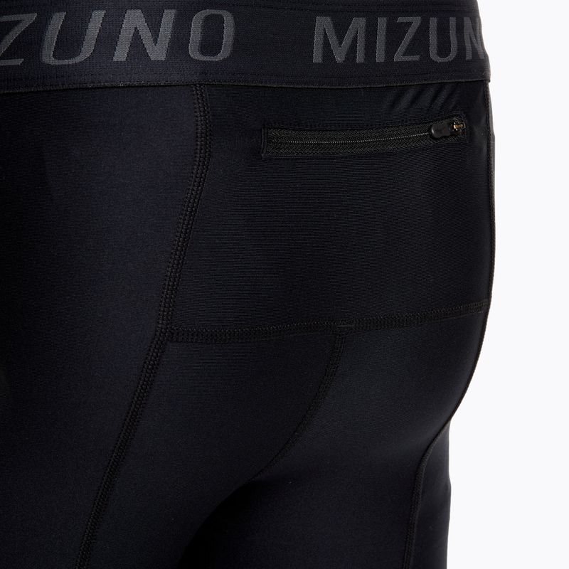 Vyriškos bėgimo tamprės Mizuno BG3000 Long black/ aquifer 6