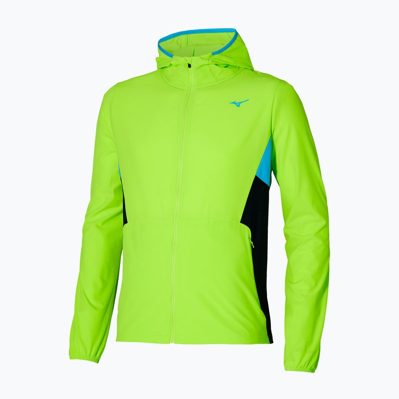 Vyriška bėgimo striukė Mizuno Alpha Jacket lime