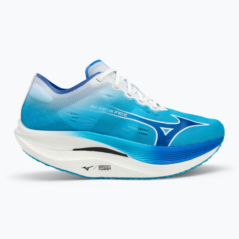 Vyriški bėgimo batai Mizuno Wave Rebellion Pro 2 river blue/mugen blue/white 2