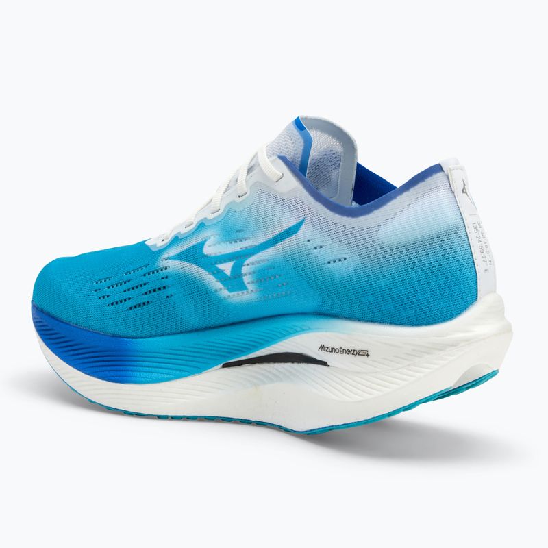 Vyriški bėgimo batai Mizuno Wave Rebellion Pro 2 river blue/mugen blue/white 3