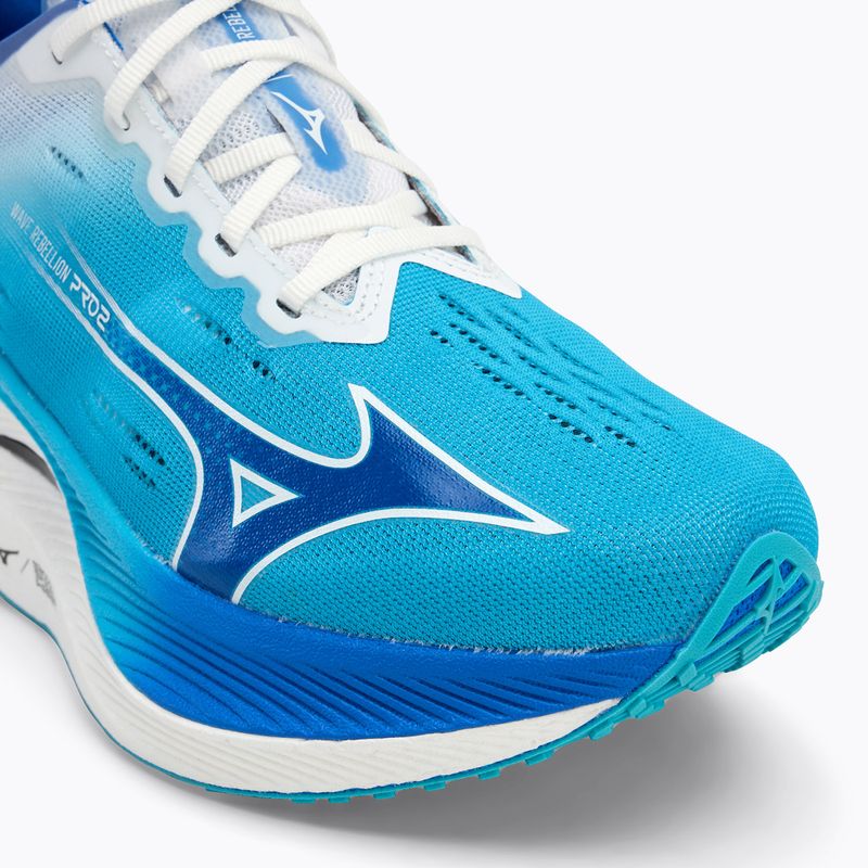 Vyriški bėgimo batai Mizuno Wave Rebellion Pro 2 river blue/mugen blue/white 7