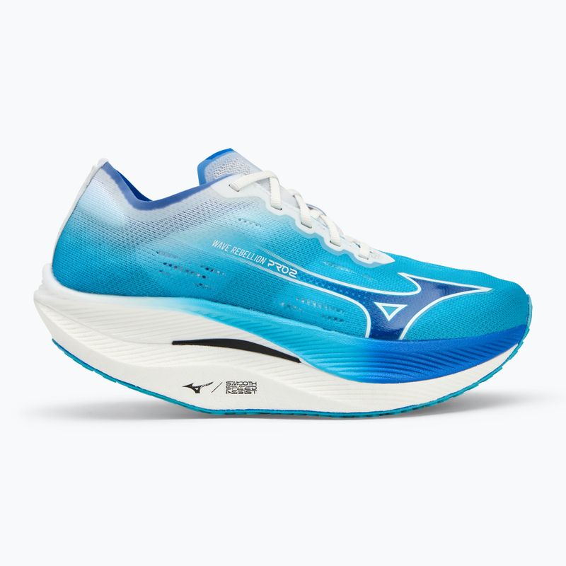 Moteriški bėgimo batai Mizuno Wave Rebellion Pro 2 river blue/mugen blue/white 2