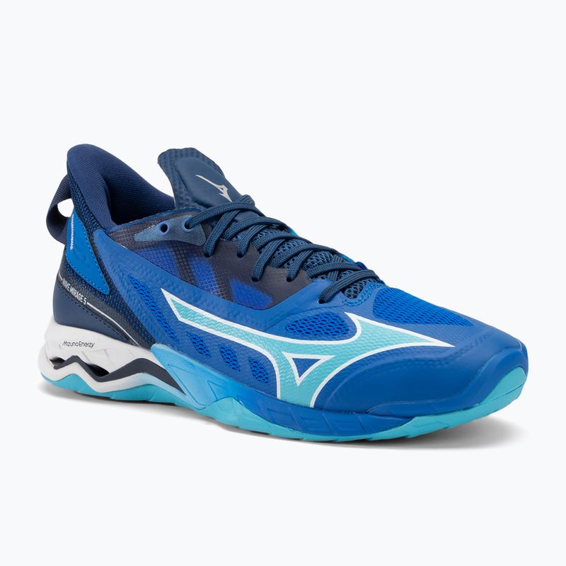 Batai rankiniam Mizuno Wave Mirage 5 mugen blue/white/estate blue