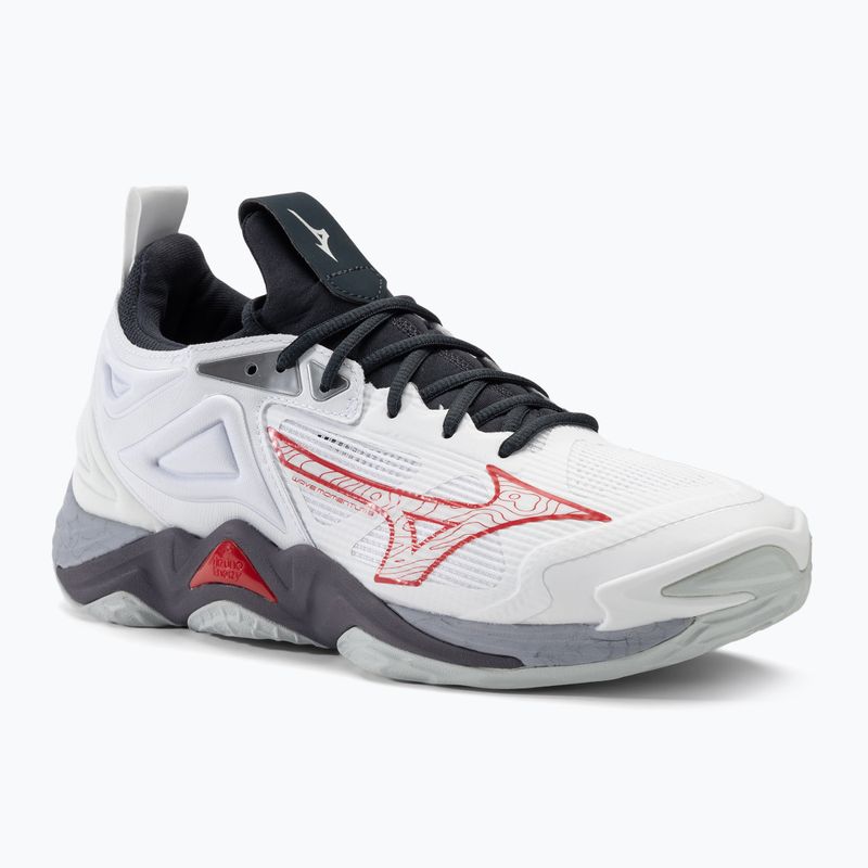 Vyriški tinklinio batai Mizuno Wave Momentum 3 white/salsa/black