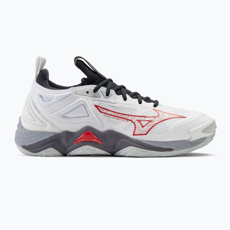 Vyriški tinklinio batai Mizuno Wave Momentum 3 white/salsa/black 2