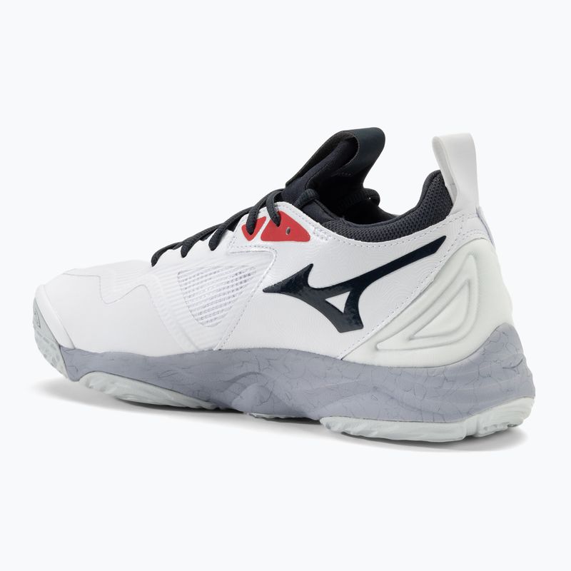 Vyriški tinklinio batai Mizuno Wave Momentum 3 white/salsa/black 3