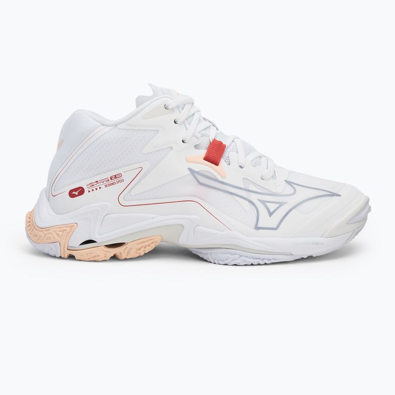 Moteriški tinklinio batai Mizuno Wave Lightning Z8 Mid white/aleutian/cloud pink 2