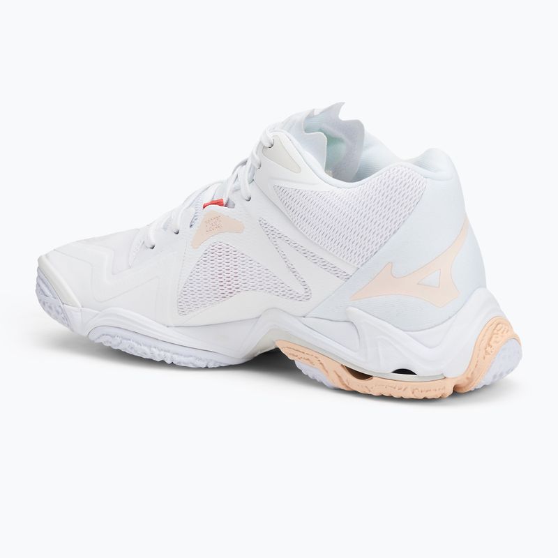Moteriški tinklinio batai Mizuno Wave Lightning Z8 Mid white/aleutian/cloud pink 3