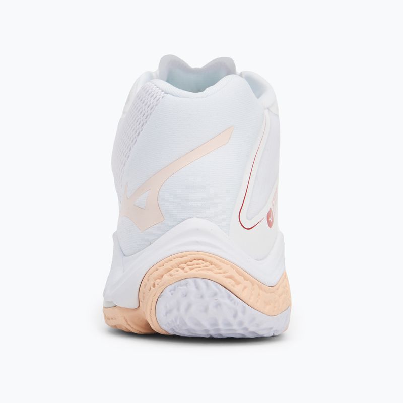 Moteriški tinklinio batai Mizuno Wave Lightning Z8 Mid white/aleutian/cloud pink 6
