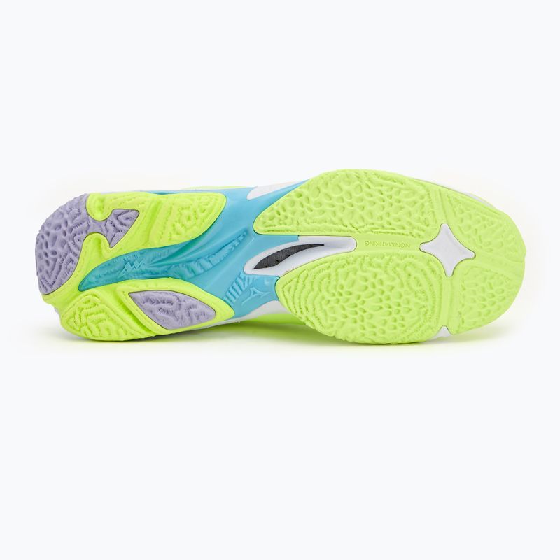 Tinklinio batai Mizuno Wave Lightning Z8 Mid neo lime/black/splish splash 4