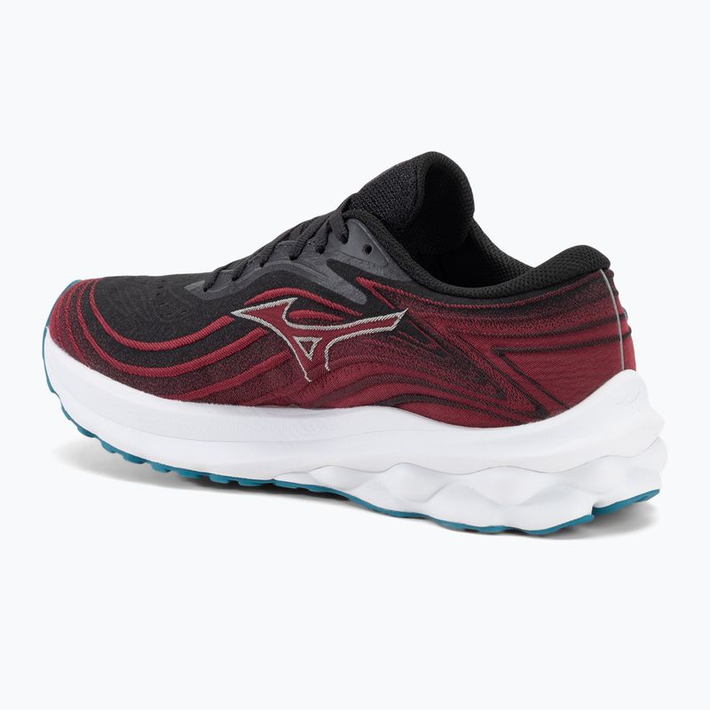 Vyriški bėgimo batai Mizuno Wave Skyrise 5 black/white sand/rumba red 3