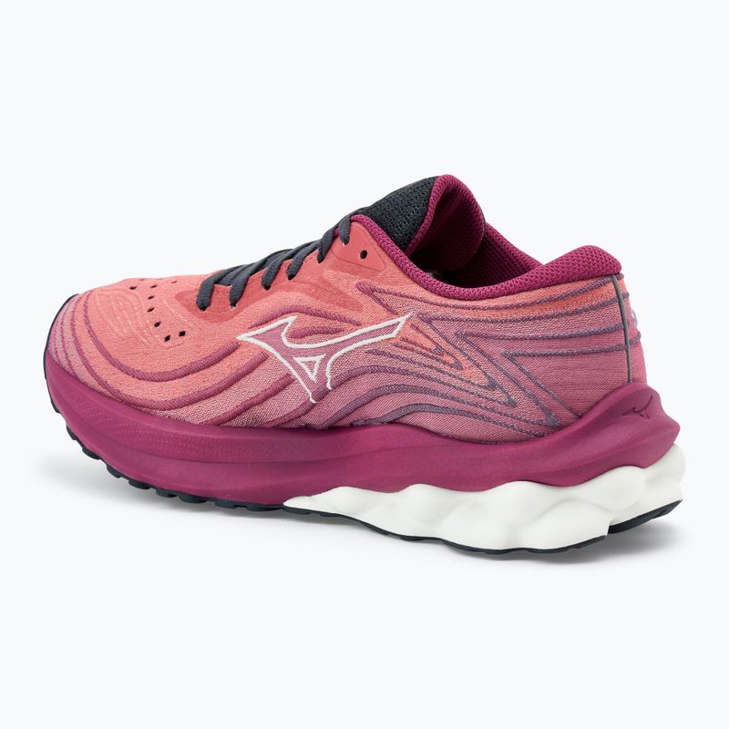 Moteriški bėgimo batai Mizuno Wave Skyrise 5 mineral red/white sand/violet quartz 3