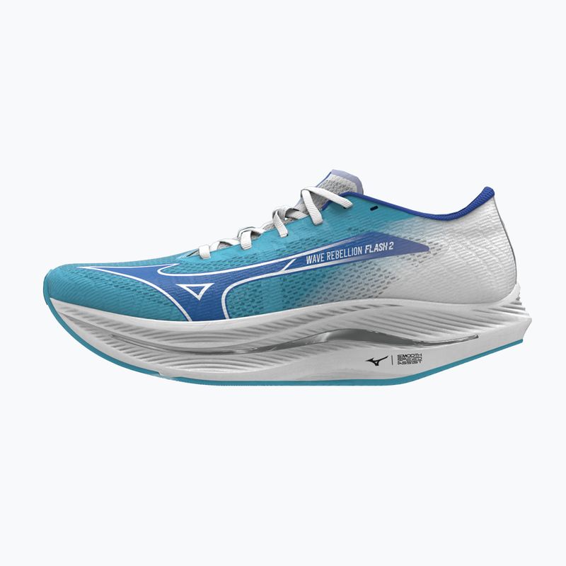 Vyriški bėgimo batai Mizuno Wave Rebellion Flash 2 river blue/ mugen blue/white 8