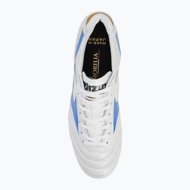 Vyriški futbolo batai Mizuno Morelia II Japan Md white/laser blue/gold 5
