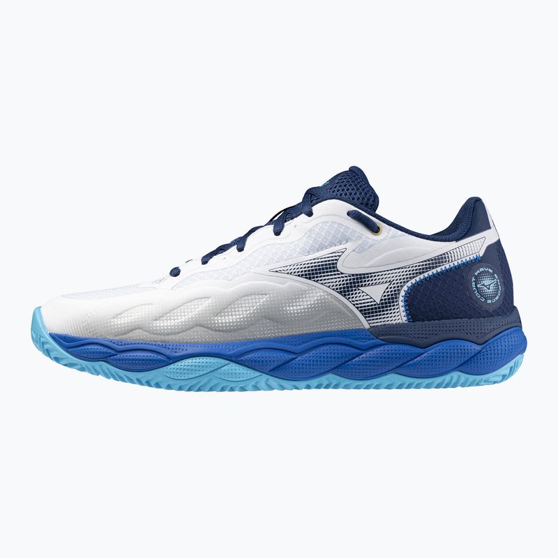 Teniso batai Mizuno Wave Enforce Court CC white/estate blue/river blue