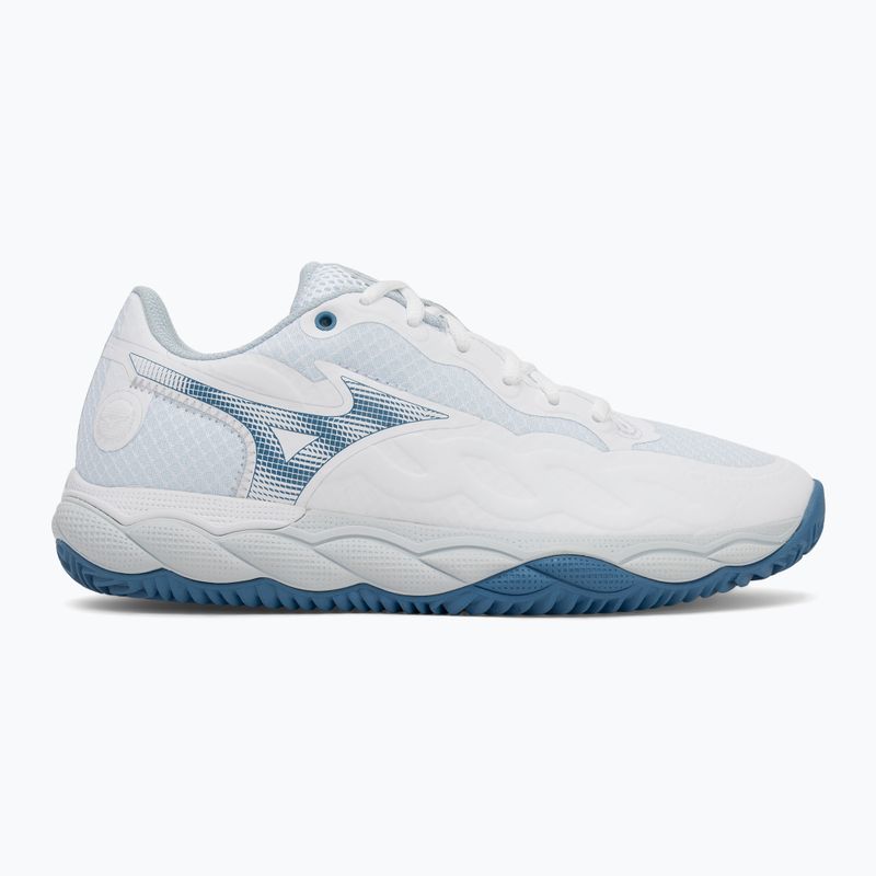 Moteriški teniso batai Mizuno Wave Enforce Court CC white/ parisian blue/ plein air 2