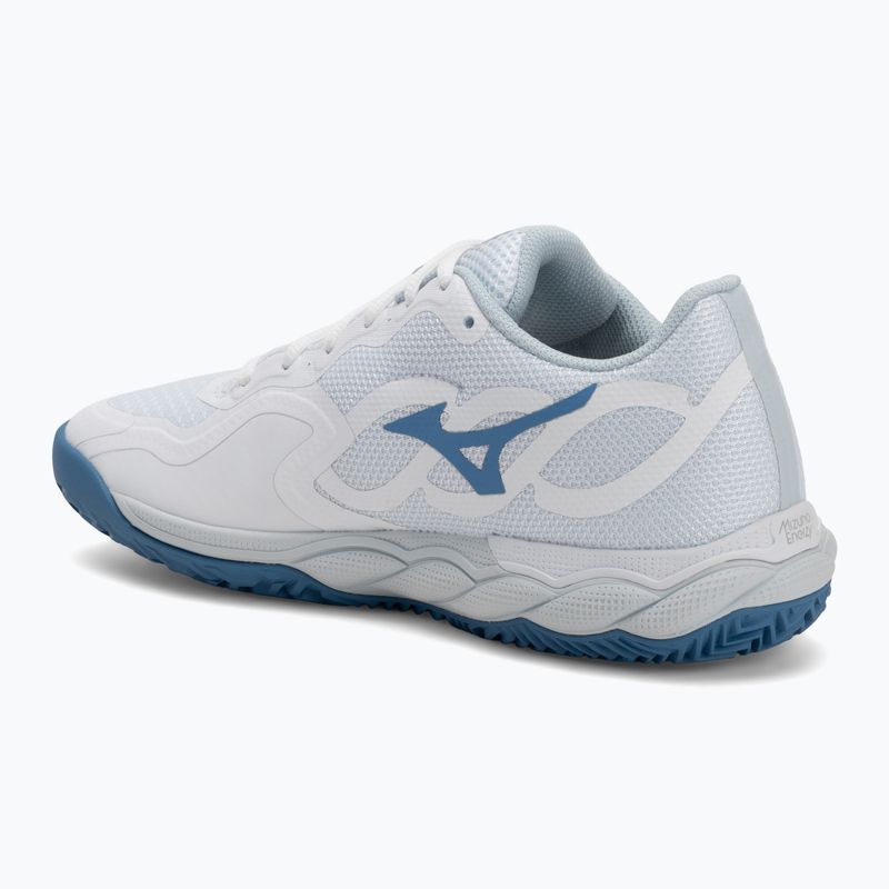Moteriški teniso batai Mizuno Wave Enforce Court CC white/ parisian blue/ plein air 3