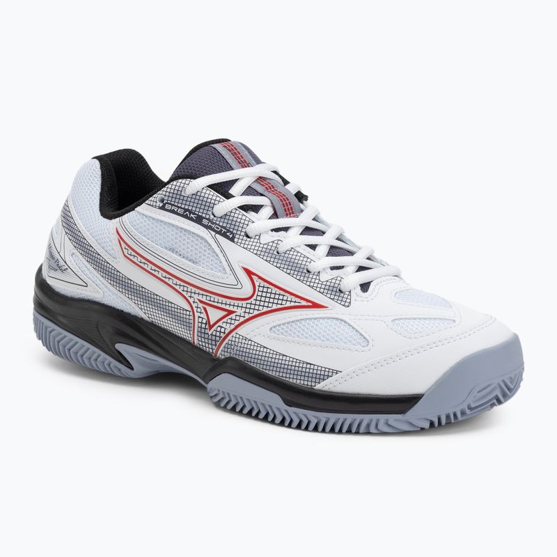 Vyriški padelio batai Mizuno Break Shot 4 Padel white/salsa/aleutian