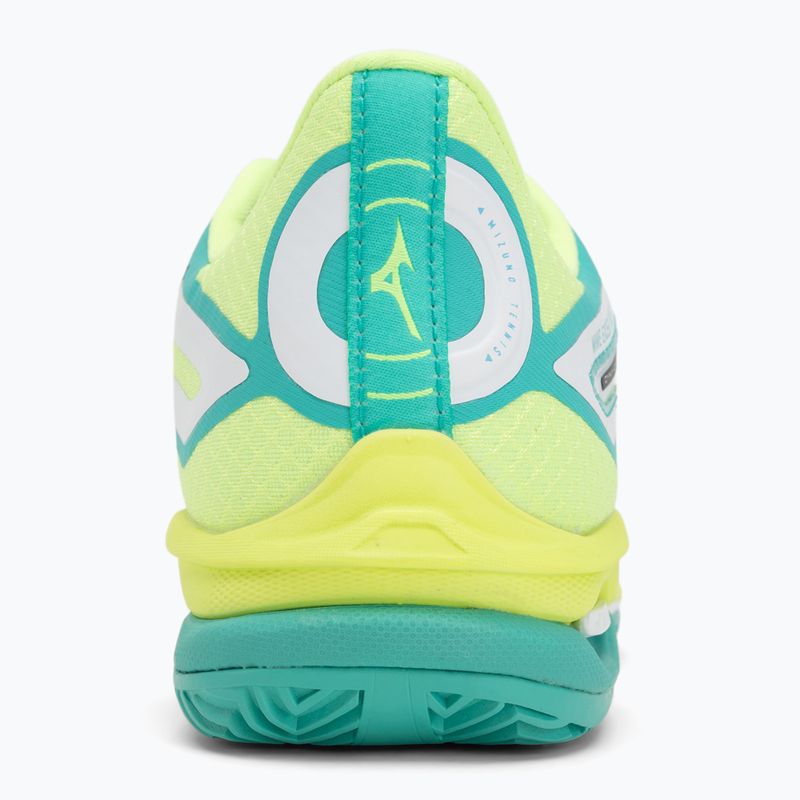 Moteriški teniso batai Mizuno Wave Exceed Tour 6 CC W white/black/mizuno neo lime 6