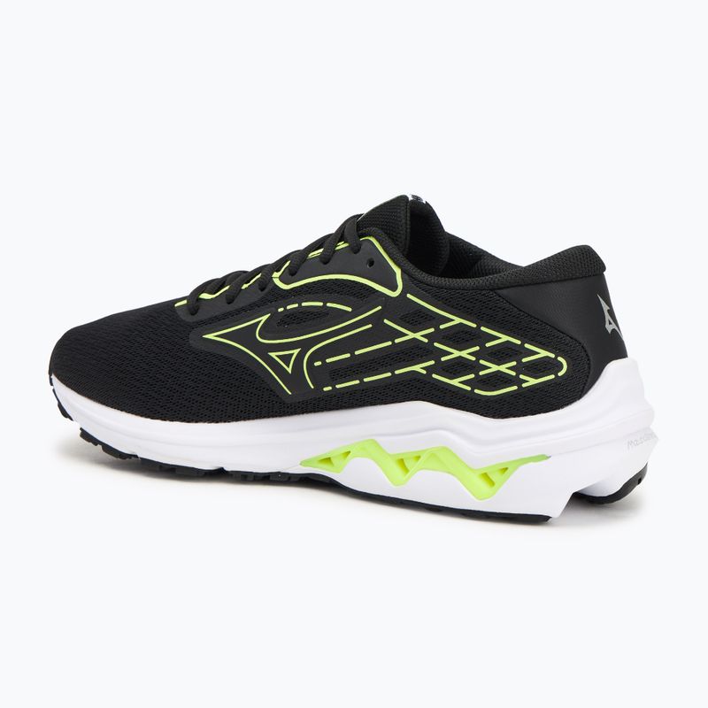 Vyriški bėgimo batai Mizuno Wave Equate 8 black/white/mizuno neo lime 3