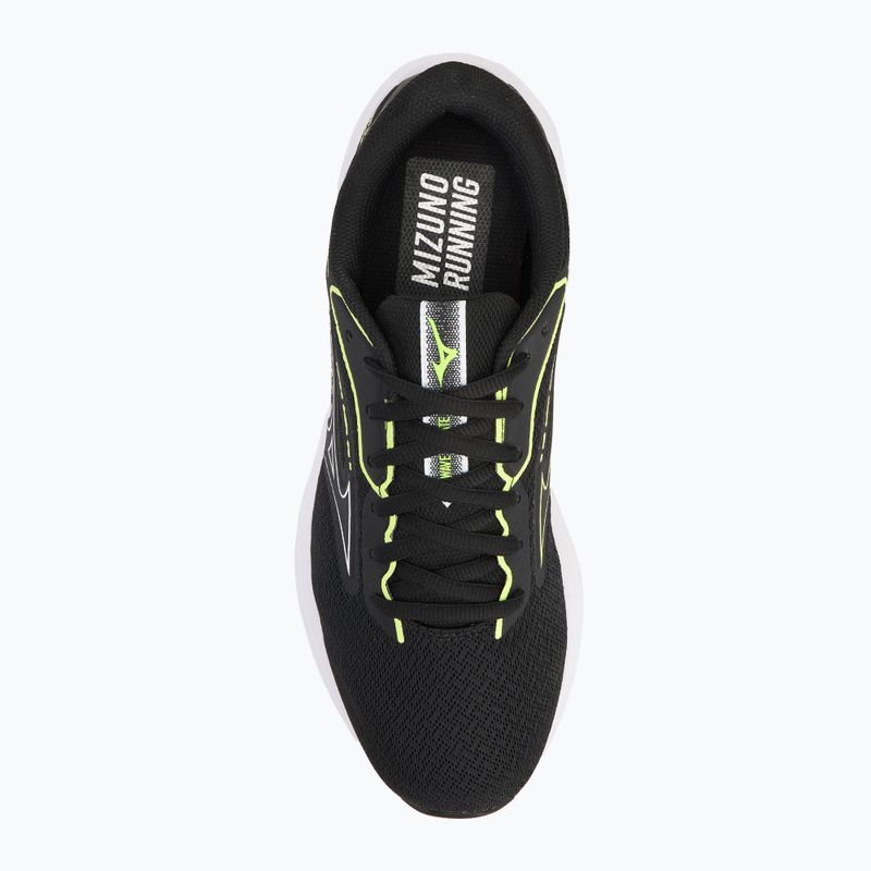 Vyriški bėgimo batai Mizuno Wave Equate 8 black/white/mizuno neo lime 5