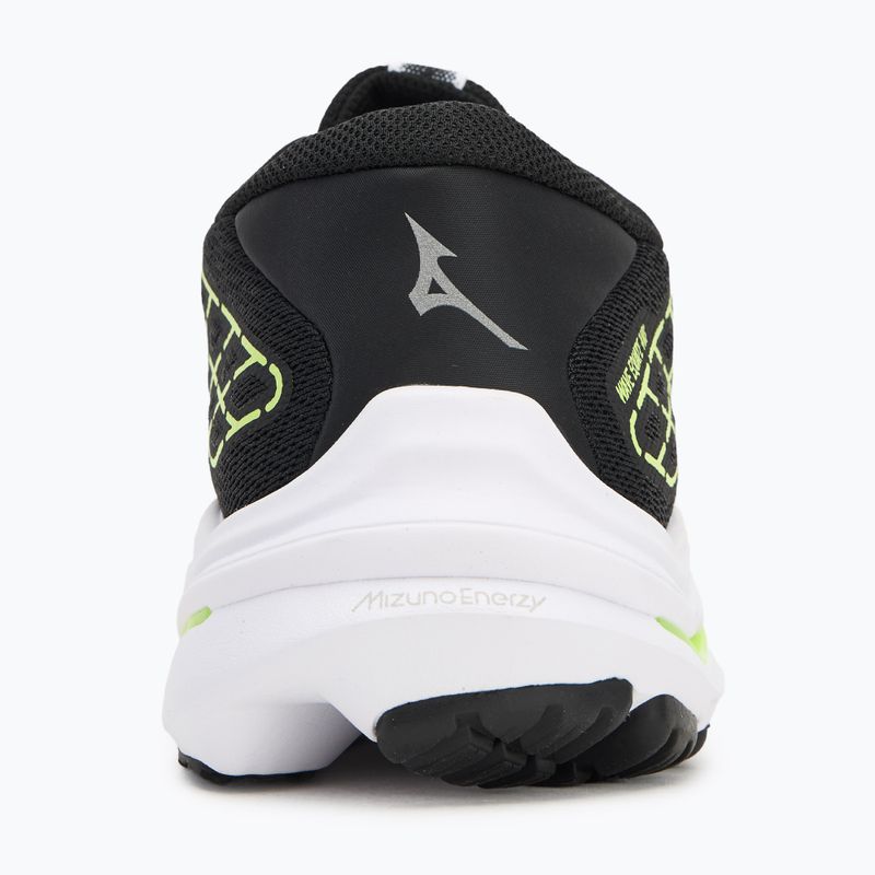 Vyriški bėgimo batai Mizuno Wave Equate 8 black/white/mizuno neo lime 6