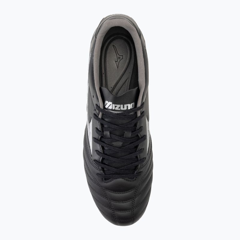 Vaikiški futbolo bateliai Mizuno Morelia Neo IV Pro FG black/galaxy silver 5