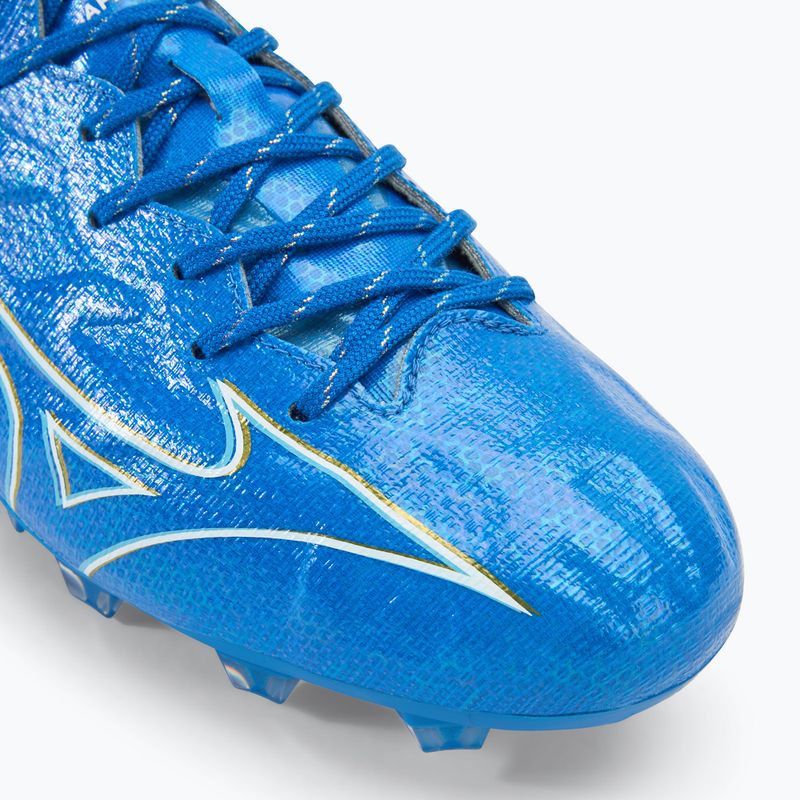 Vyriški futbolo batai Mizuno α Japan FG white/laser blue/gold 7