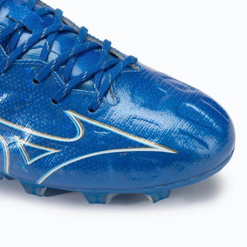 Vyriški futbolo batai Mizuno α Elite FG white/laser blue/gold 7